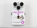 Electro-Harmonix J Mascis Ram's Head Big Muff Pi fuzz pedal — white enclosure with violet graphics