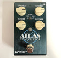 Source Audio SA252 Atlas Compressor pedal — dark teal enclosure top view