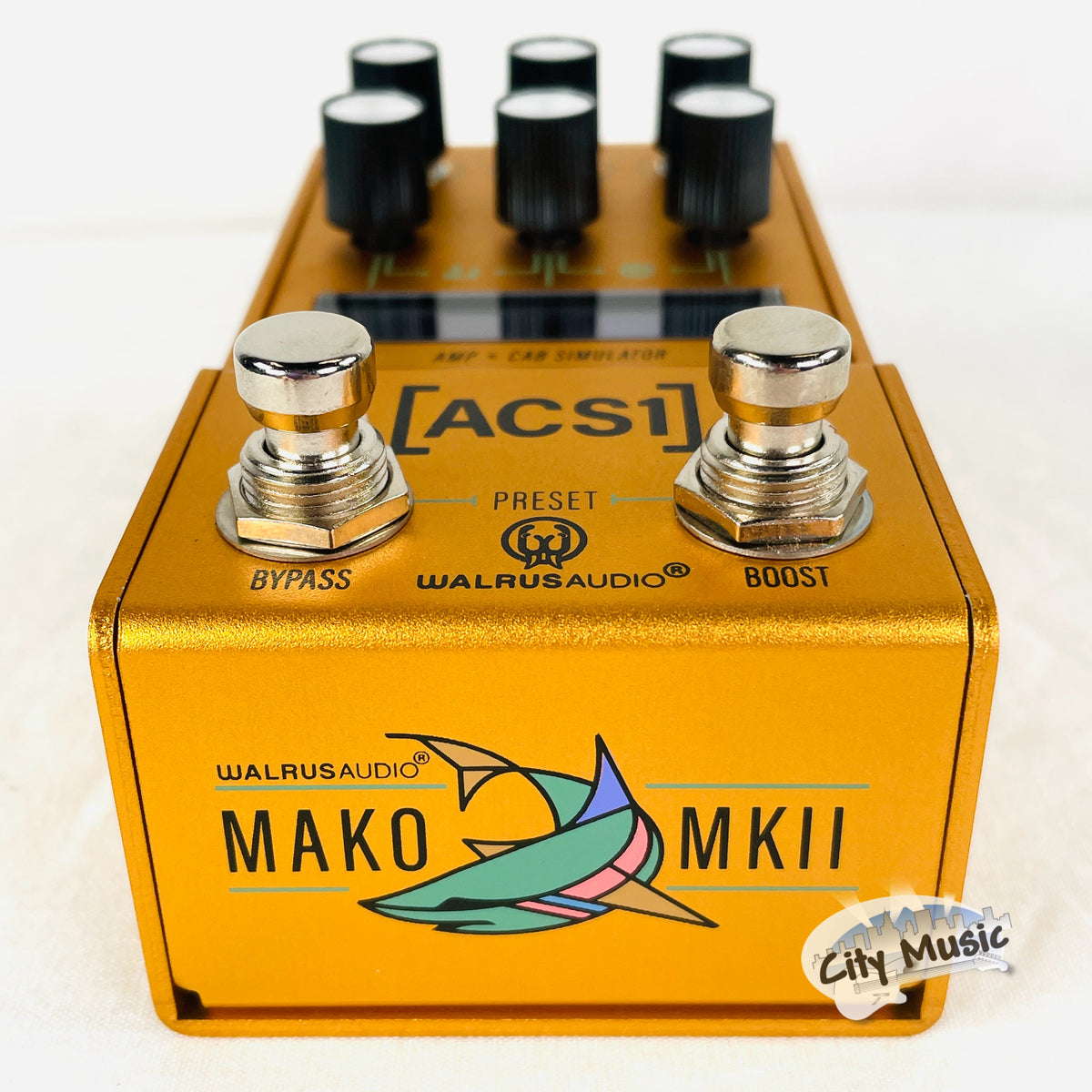 Used Walrus Audio MAKO Series MKII ACS1 Amp + Cab Simulator Guitar Effects Pedal ♫