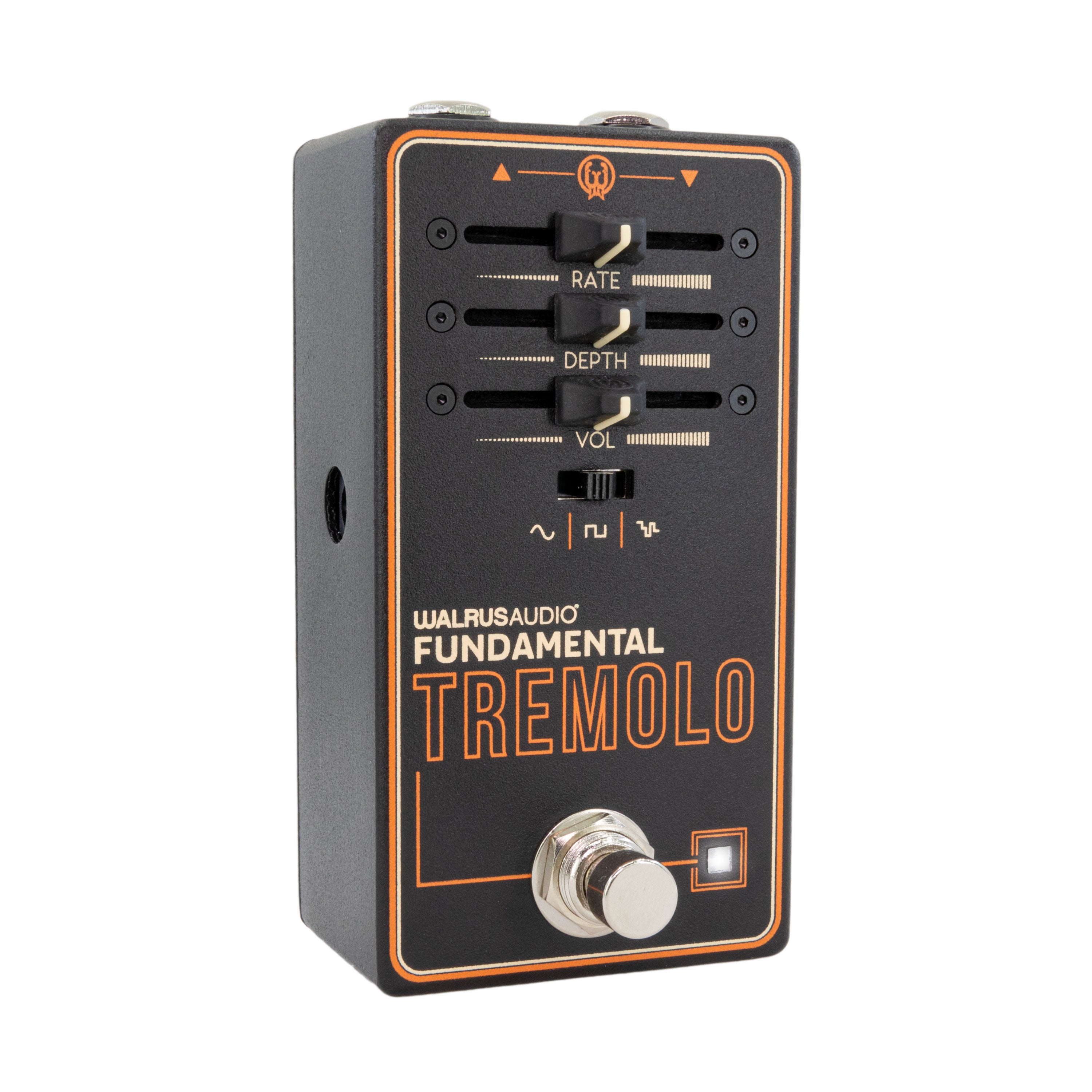 Walrus Audio Fundamental Tremolo guitar effects pedal — retail box packaging