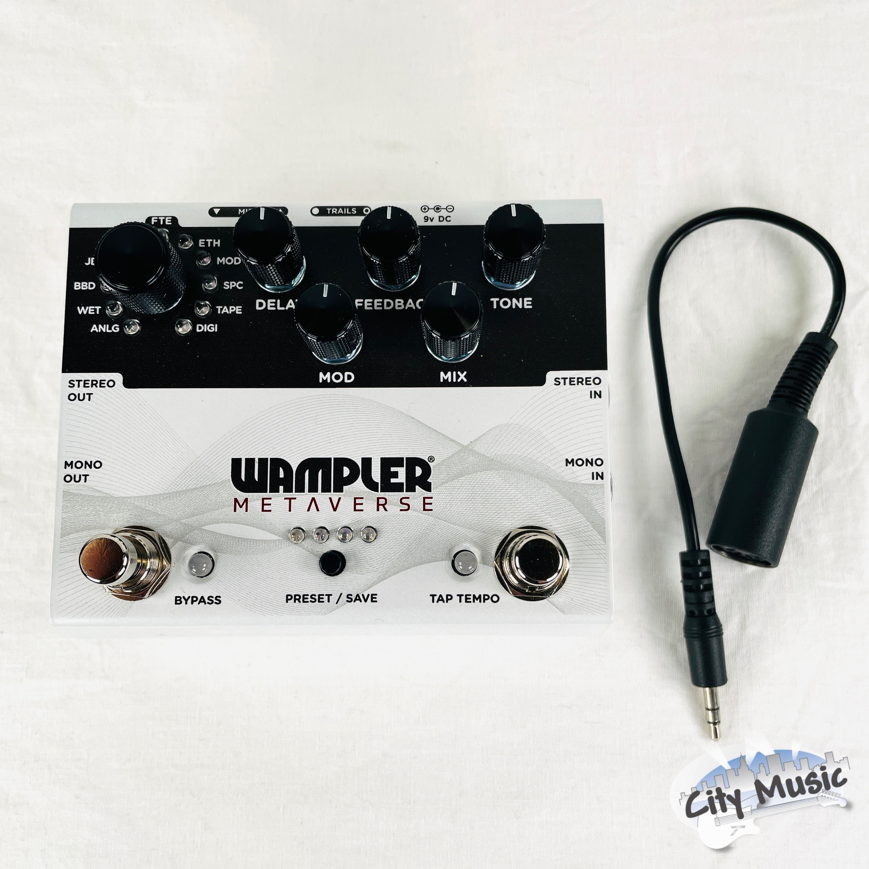 Used Wampler Metaverse Multi-Delay pedal with all original packaging included