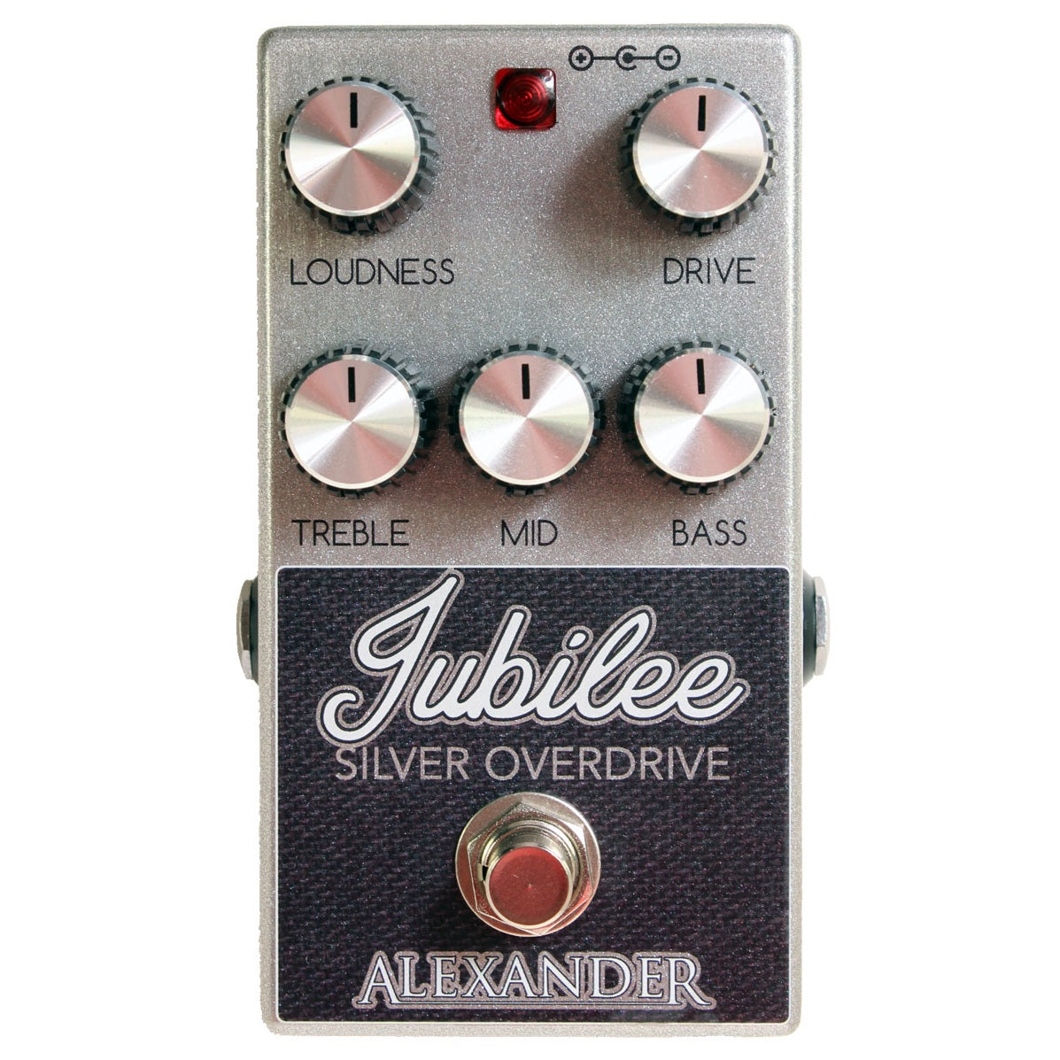 New Alexander Jubilee Silver Overdrive Guitar Effects Pedal