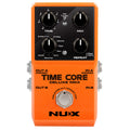 Used NUX Time Core Deluxe MKII delay pedal - orange enclosure, front and top panel