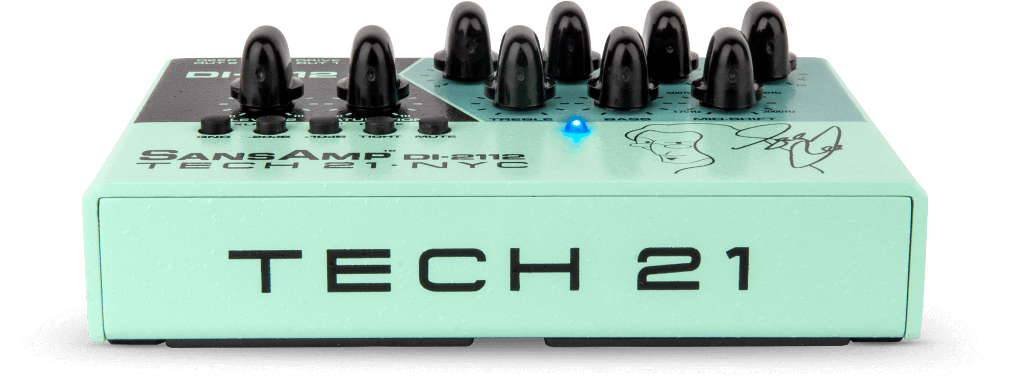 Used Tech 21 Geddy Lee Signature DI 2112 SansAmp Bass Parallel Preamp Pedal