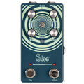 EarthQuaker Devices Silos delay pedal — top view, blue enclosure
