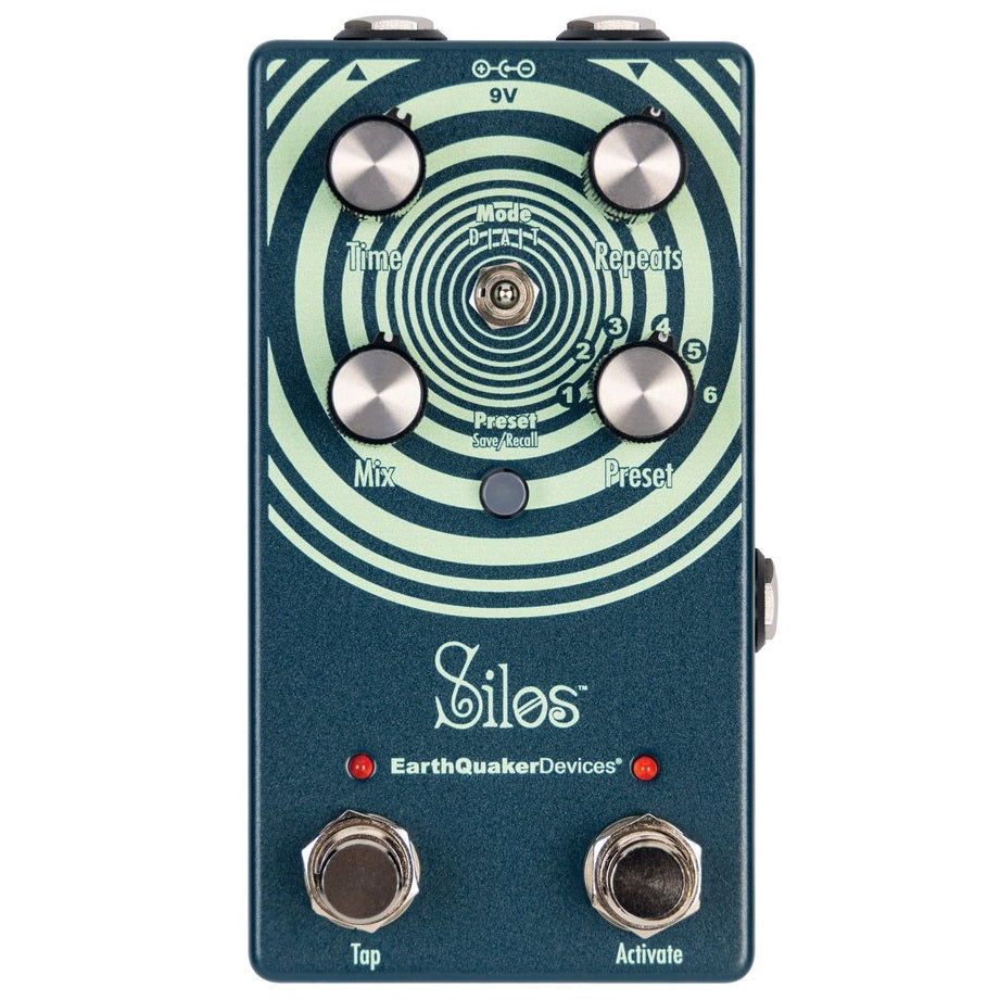 EarthQuaker Devices Silos delay pedal — control detail