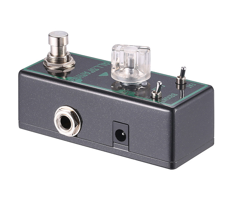 Tone City All Spark boost pedal — top switches detail