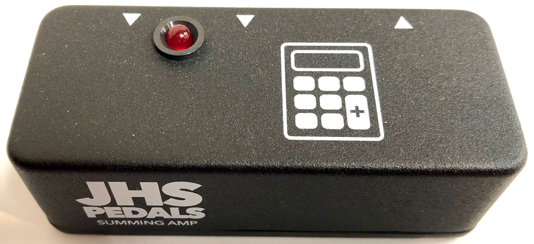 JHS Summing Amp utility pedal — side profile showing input jacks