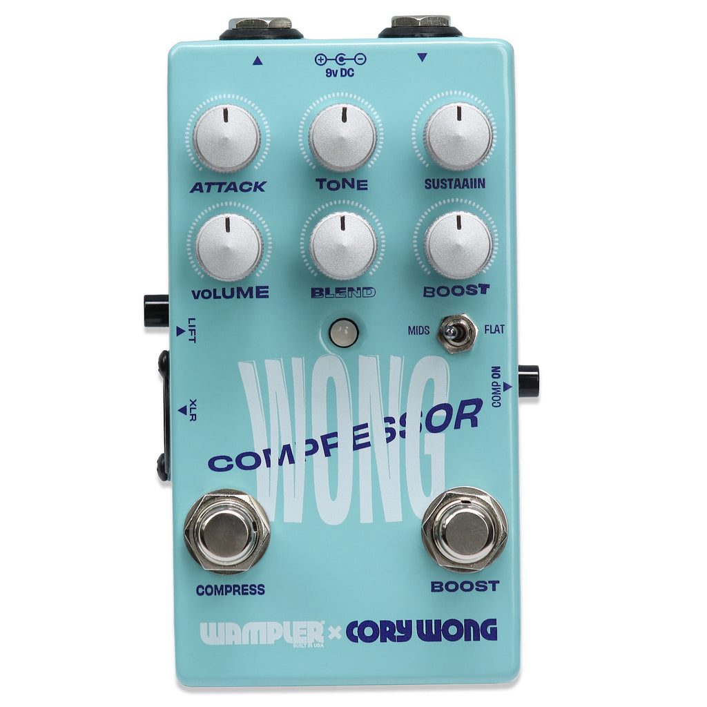 Wampler Cory Wong Compressor Boost pedal — angled view showing controls