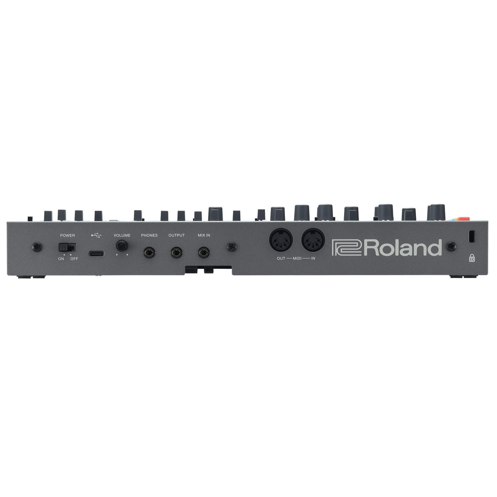 Used Roland JX-08 polyphonic synthesizer sound module — side profile