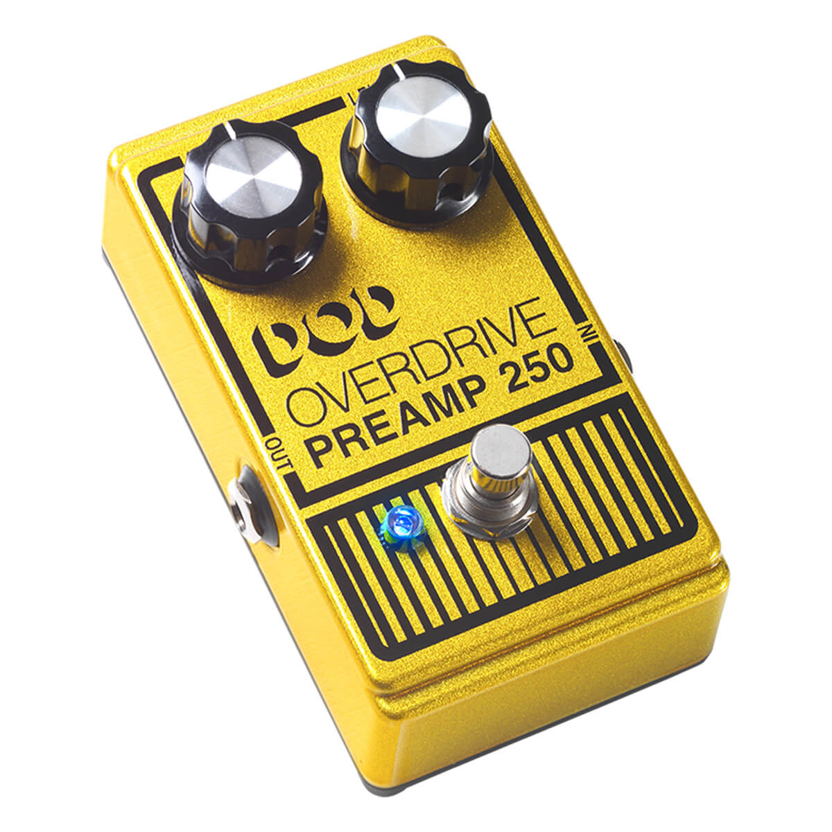 DOD Overdrive Preamp 250 pedal - gain and level knobs