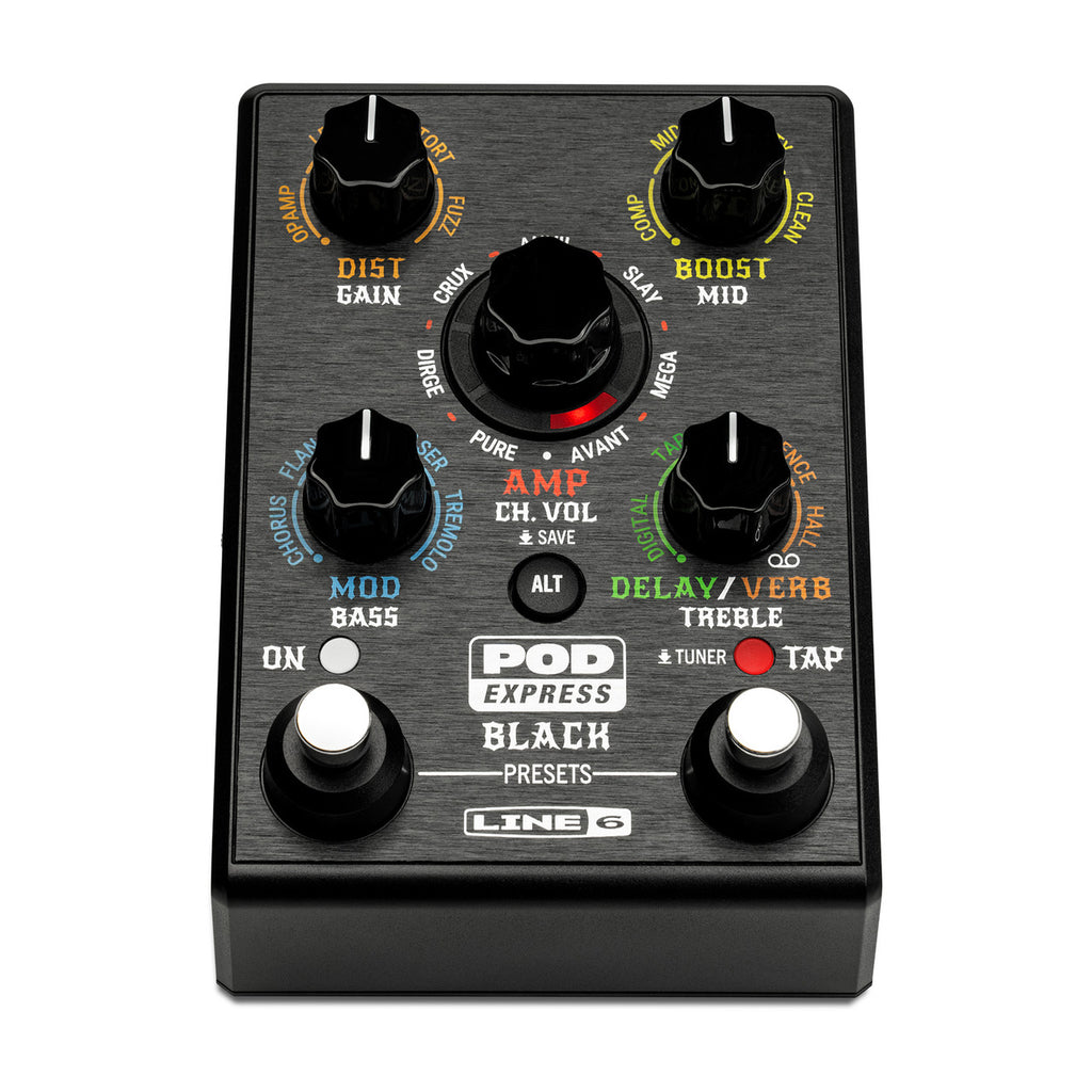 Line 6 POD Express Black — battery compartment view