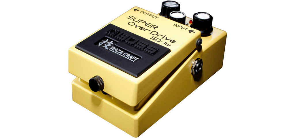 New Boss SD-1W Waza Craft Super Overdrive Guitar Effects Pedal