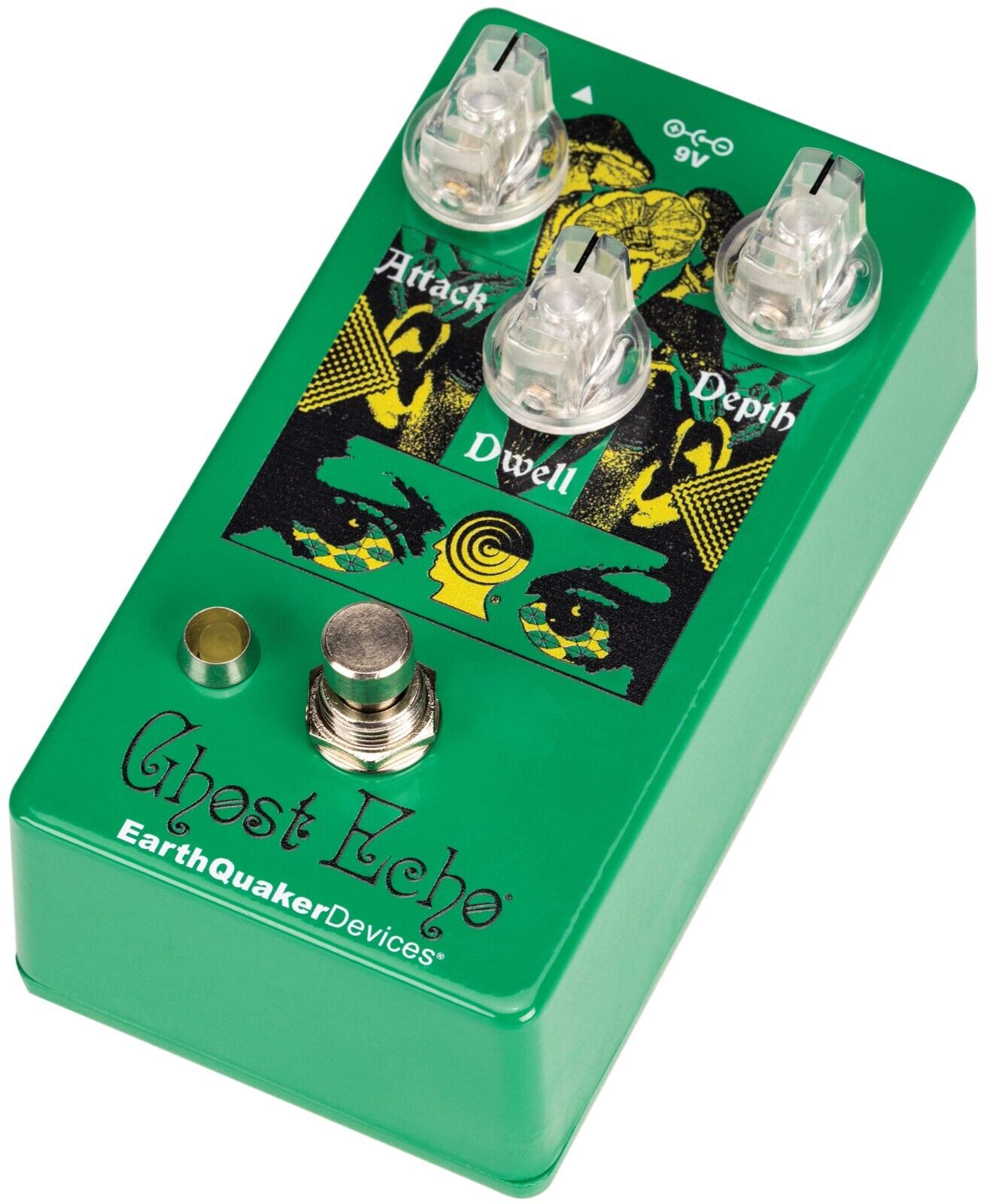 EarthQuaker Devices Ghost Echo V3 Brain Dead reverb pedal — packaging