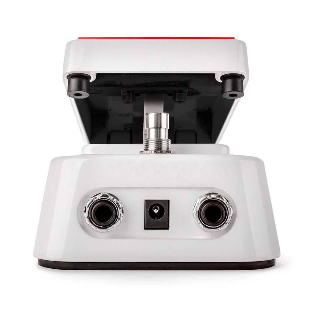 Dunlop CBJ95 Cry Baby Junior wah pedal — Special Edition White angled view