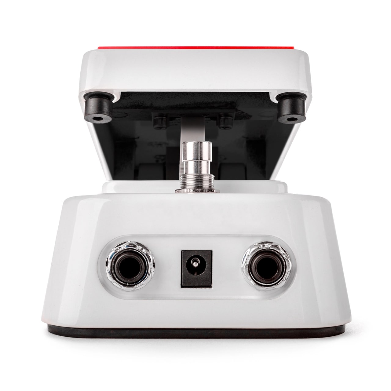 Dunlop CBJ95 Cry Baby Junior wah pedal — Special Edition White angled view