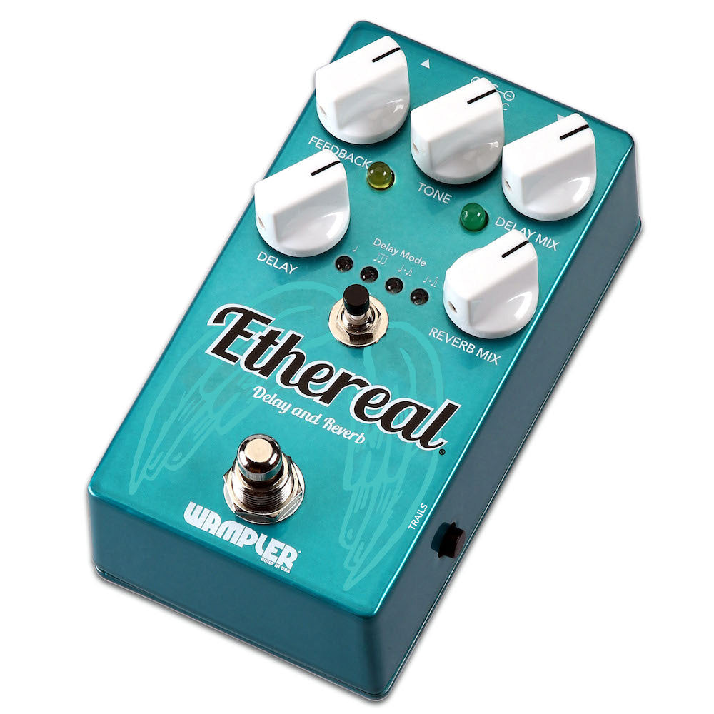 Wampler Ethereal reverb and delay pedal — reverb mix knob detail