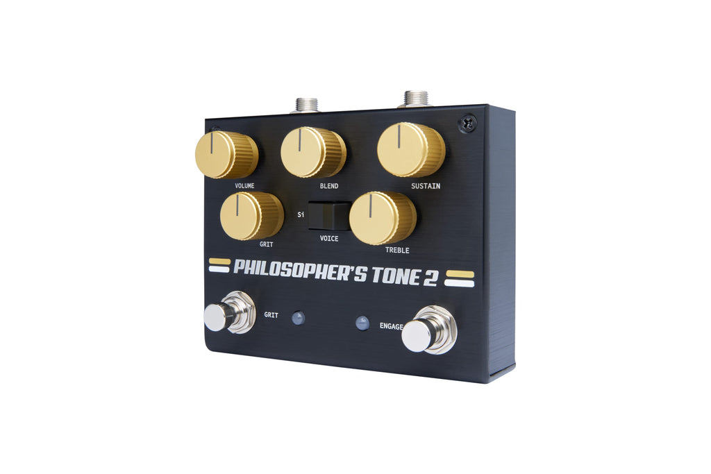 Pigtronix Philosopher's Tone 2 compressor — angled view
