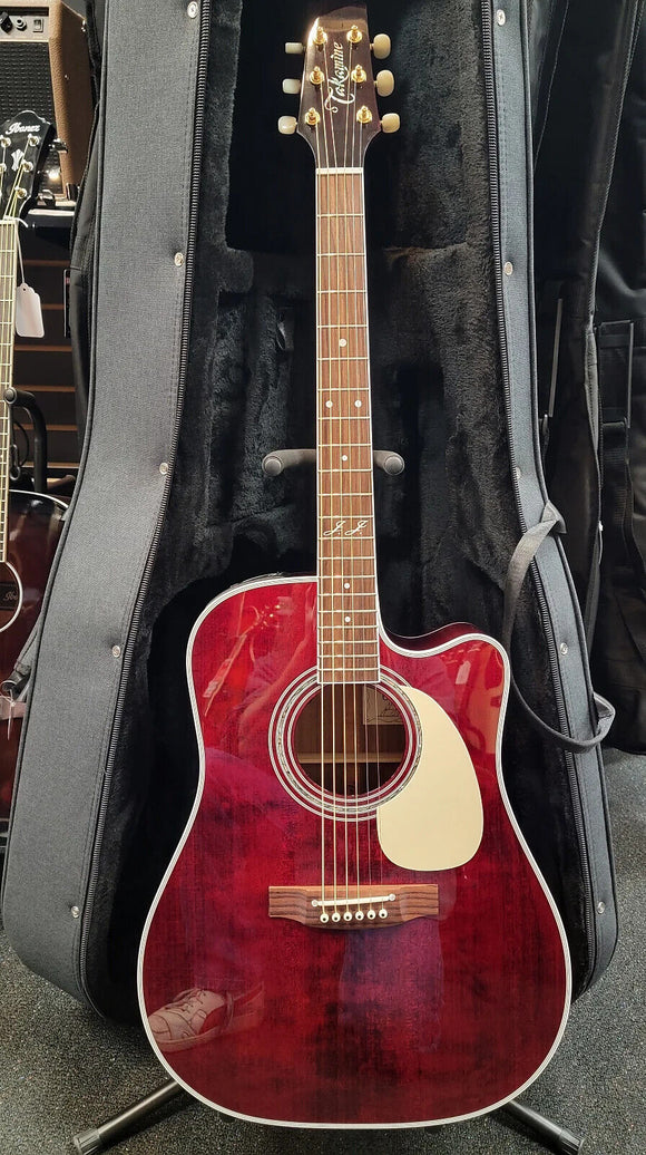 New, open box, Takamine JJ325SRC John Jorgenson 6 String Ac/El Guitar W/Case