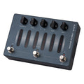 Used Darkglass Alpha Omega Photon bass pedal - gray angled top view
