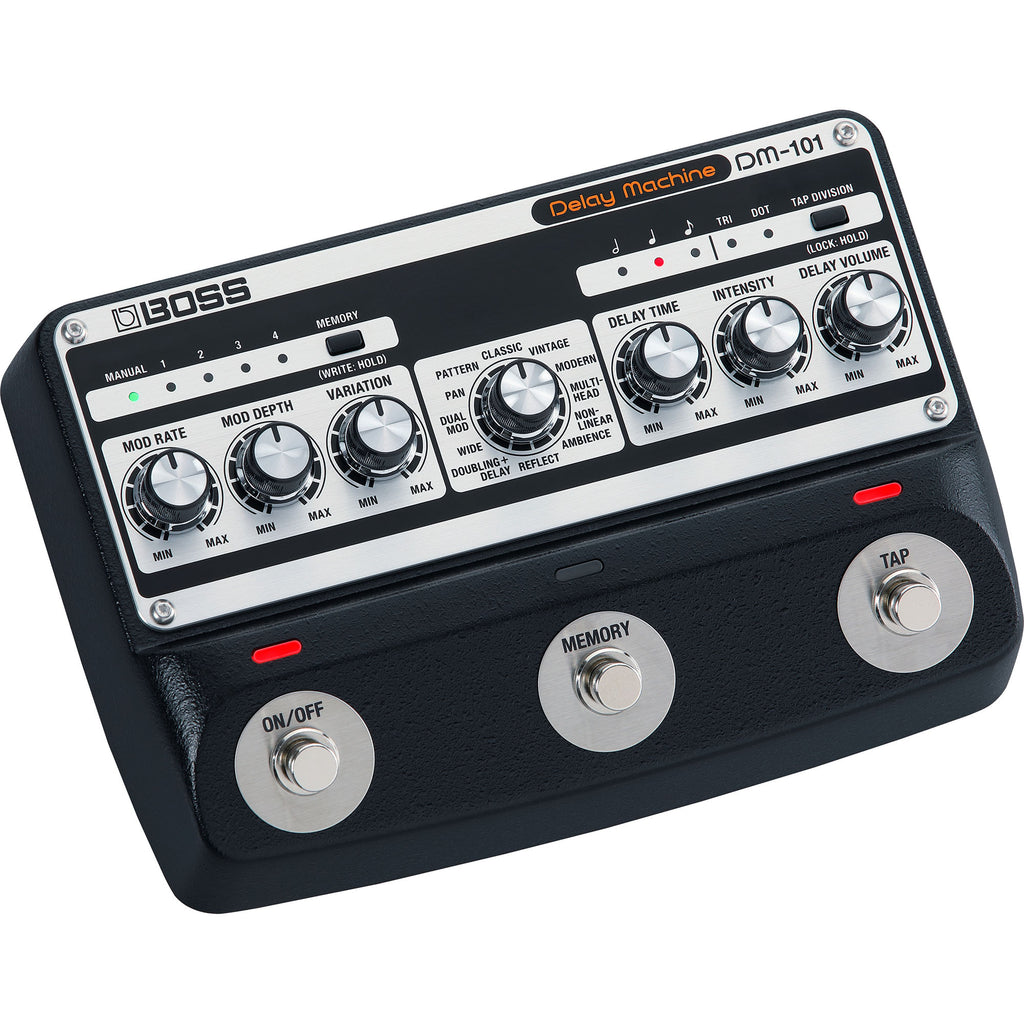 Boss DM-101 Delay Machine analog delay pedal connectors