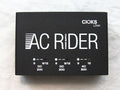 CIOKS AC Rider Link power supply - black enclosure top view with outlet labels