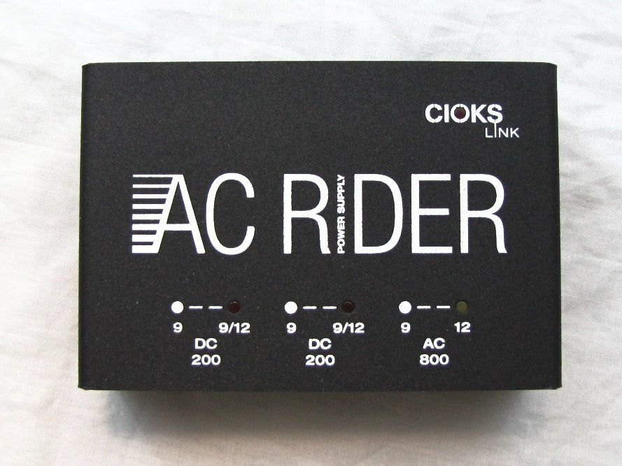 CIOKS AC Rider Link power supply - black top angled view