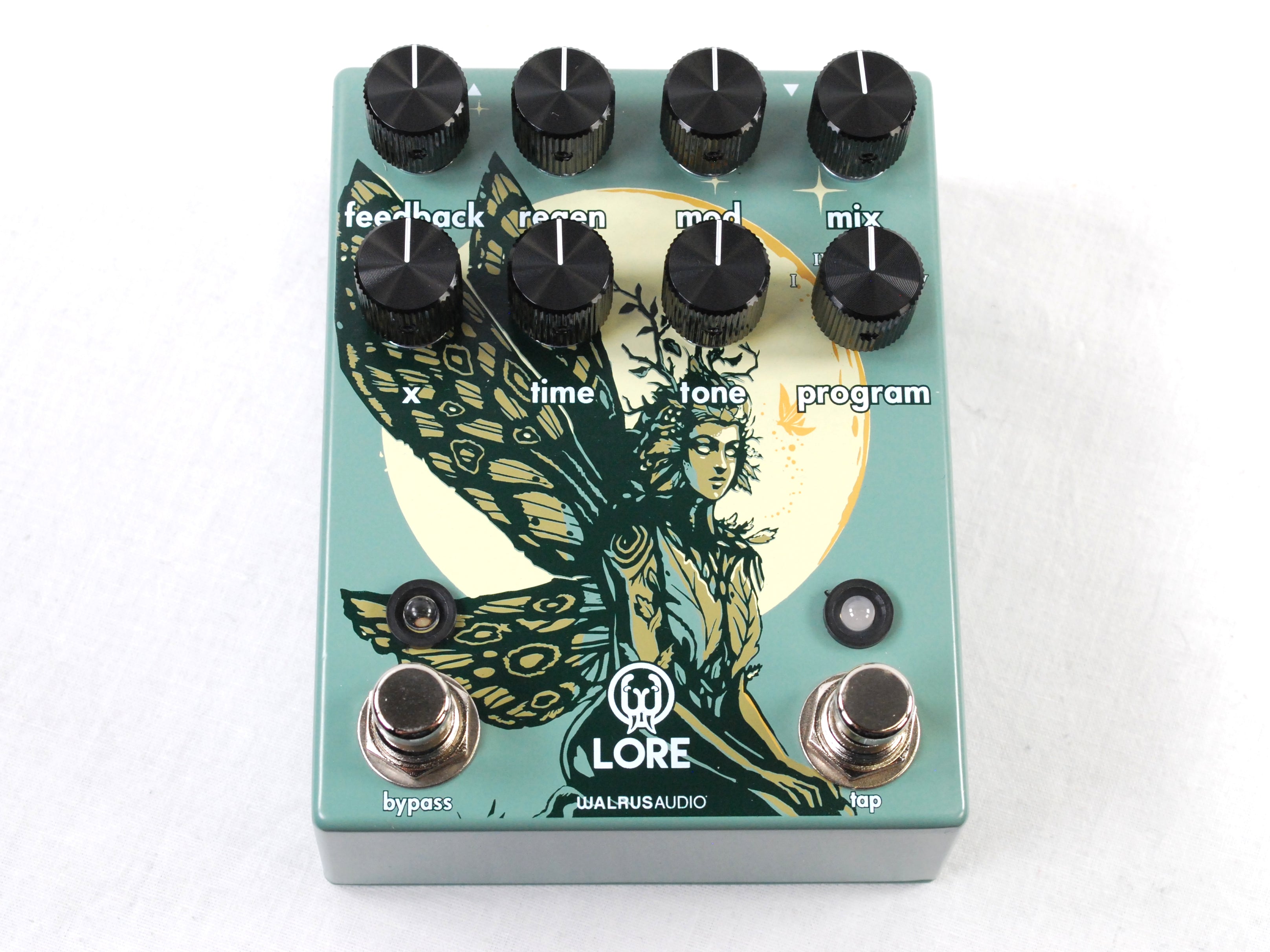 Used Walrus Audio Lore Reverse Soundscape Generator Guitar Effects Pedal - Green