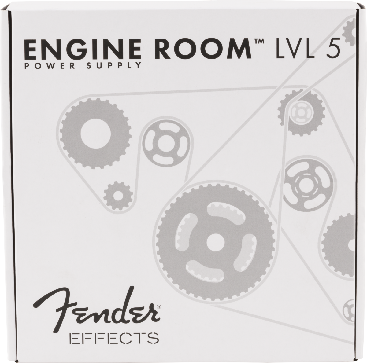 Fender Engine Room LVL5 power supply — mounted on pedalboard