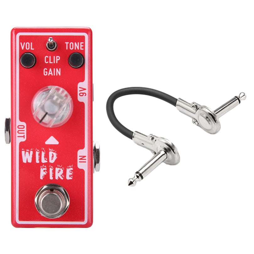 Tone City Wild Fire distortion pedal — front control view