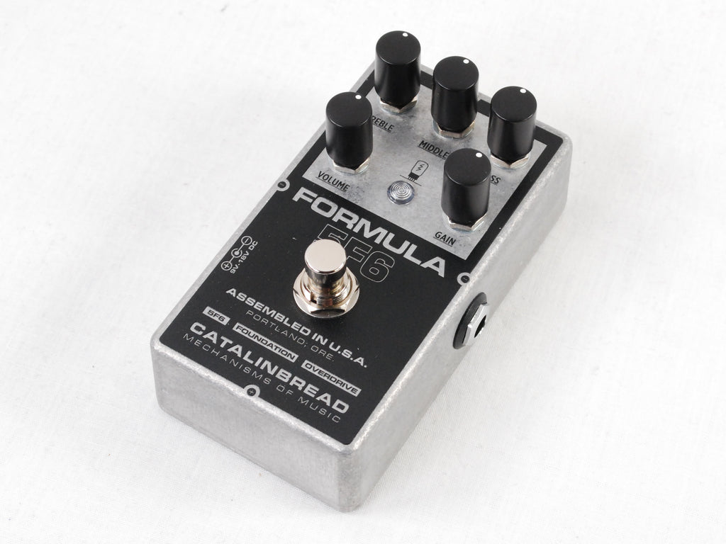 Catalinbread Formula 5F6 overdrive pedal - rear input jacks