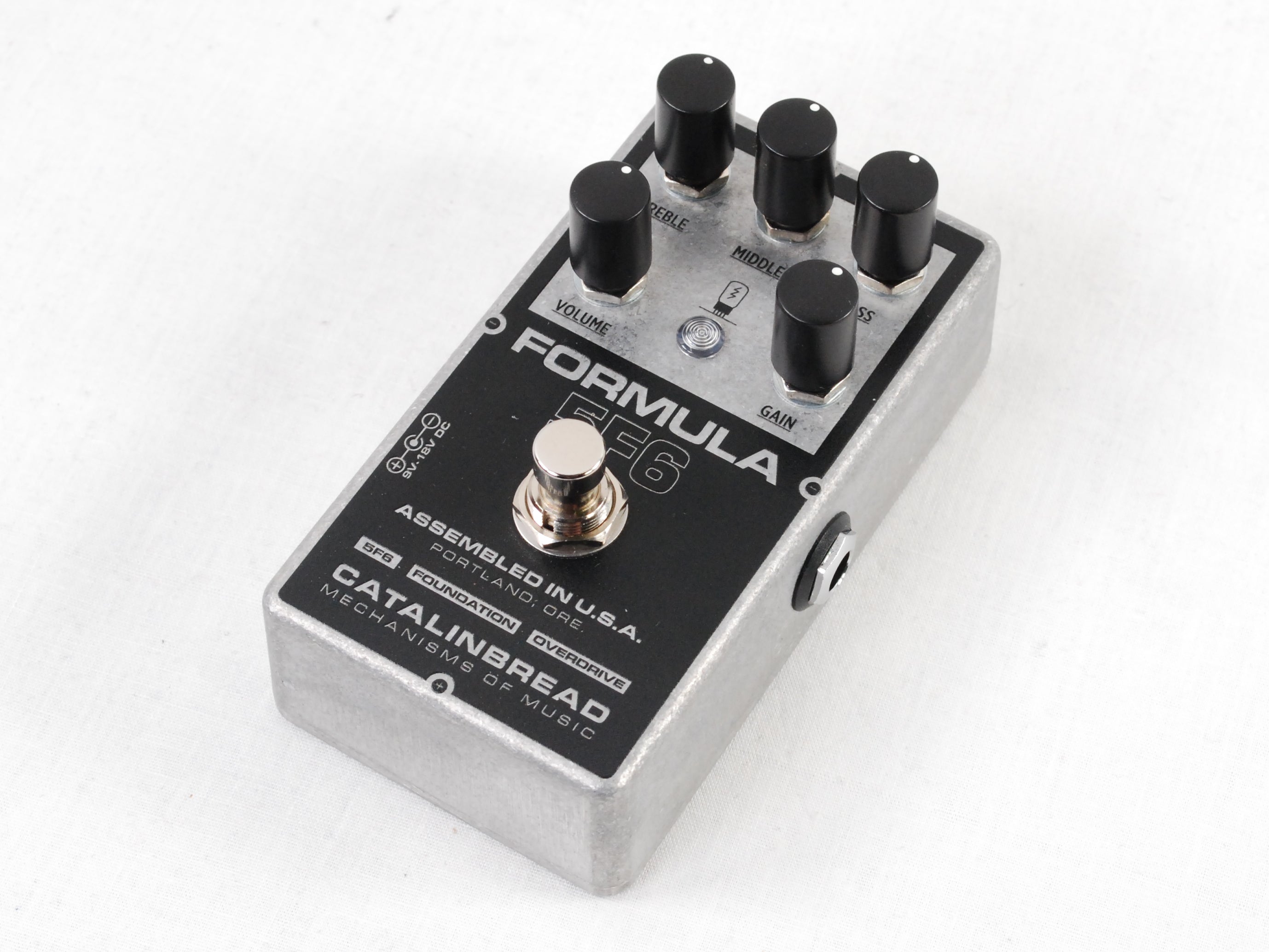 Catalinbread Formula 5F6 overdrive pedal - rear input jacks