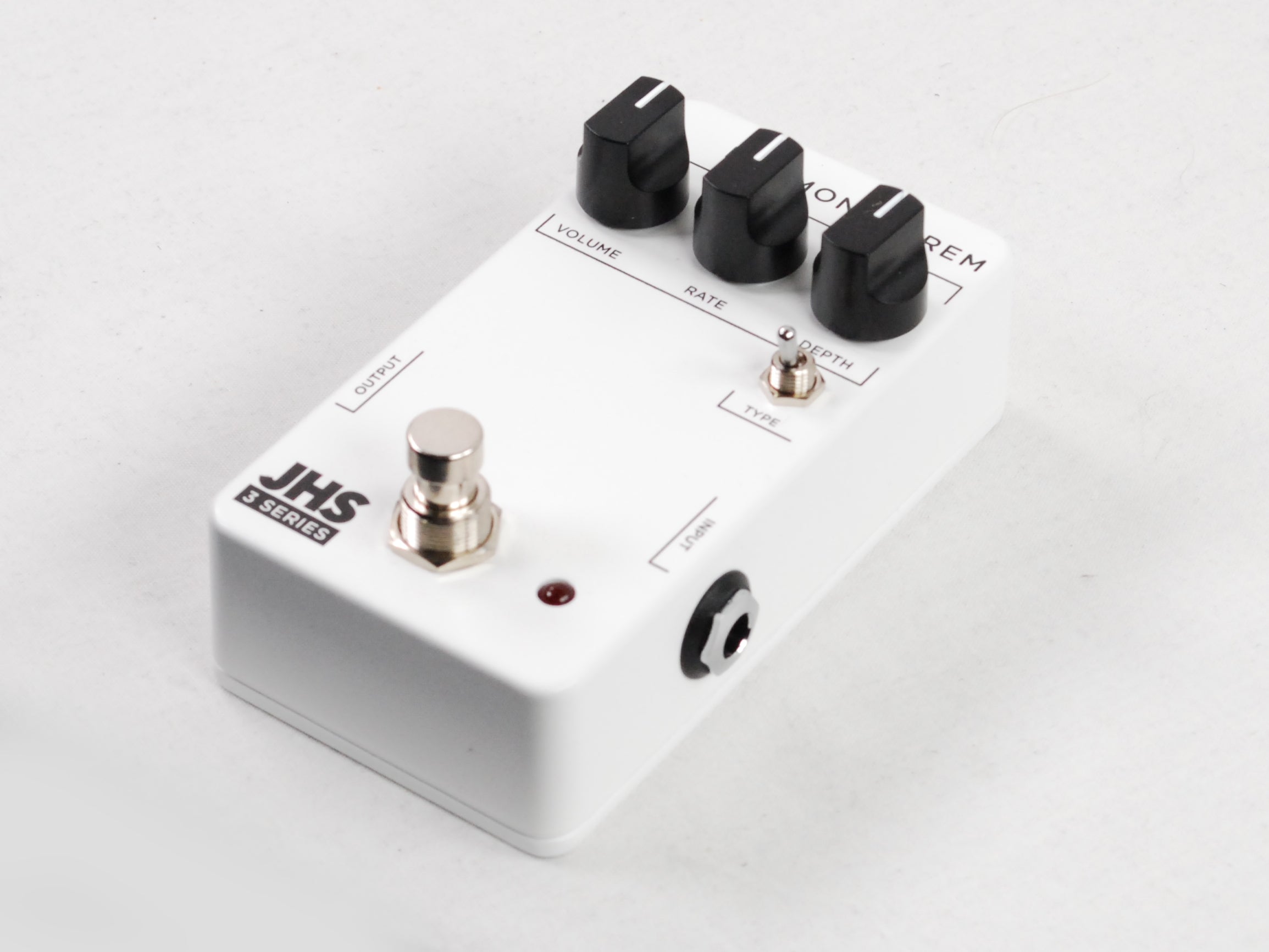 Used JHS 3 Series Harmonic Tremolo pedal - rear view