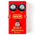 MXR YJM308 Yngwie Malmsteen overdrive pedal — front view of red enclosure