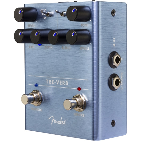 New Fender Tre-Verb Digital Reverb Tremolo Guitar Effects Pedal