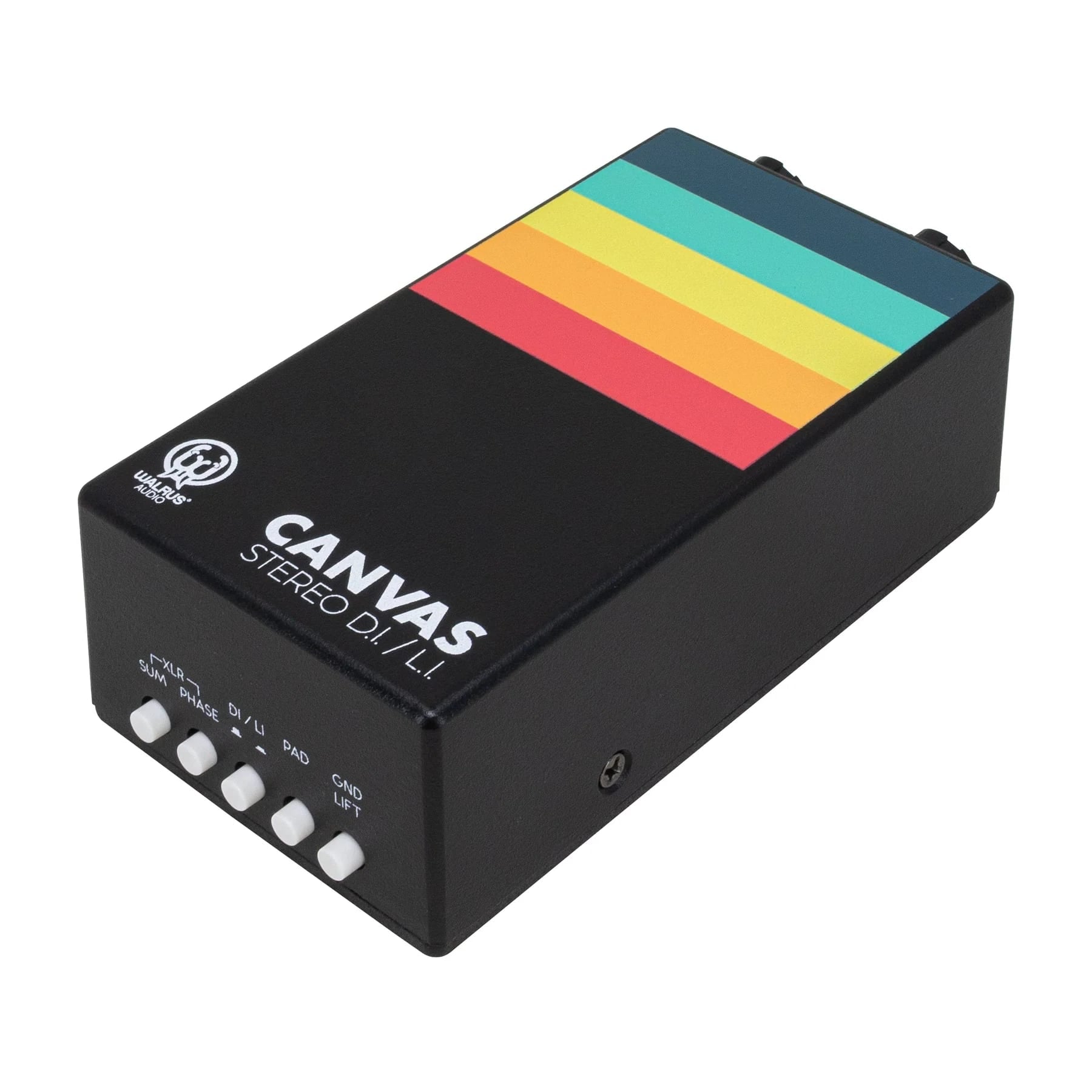 Walrus Audio Canvas Stereo DI/LI box — mode and pad switches