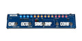 Tech 21 Bass Fly Rig SansAmp bass multi-effects pedal — blue enclosure front control panel
