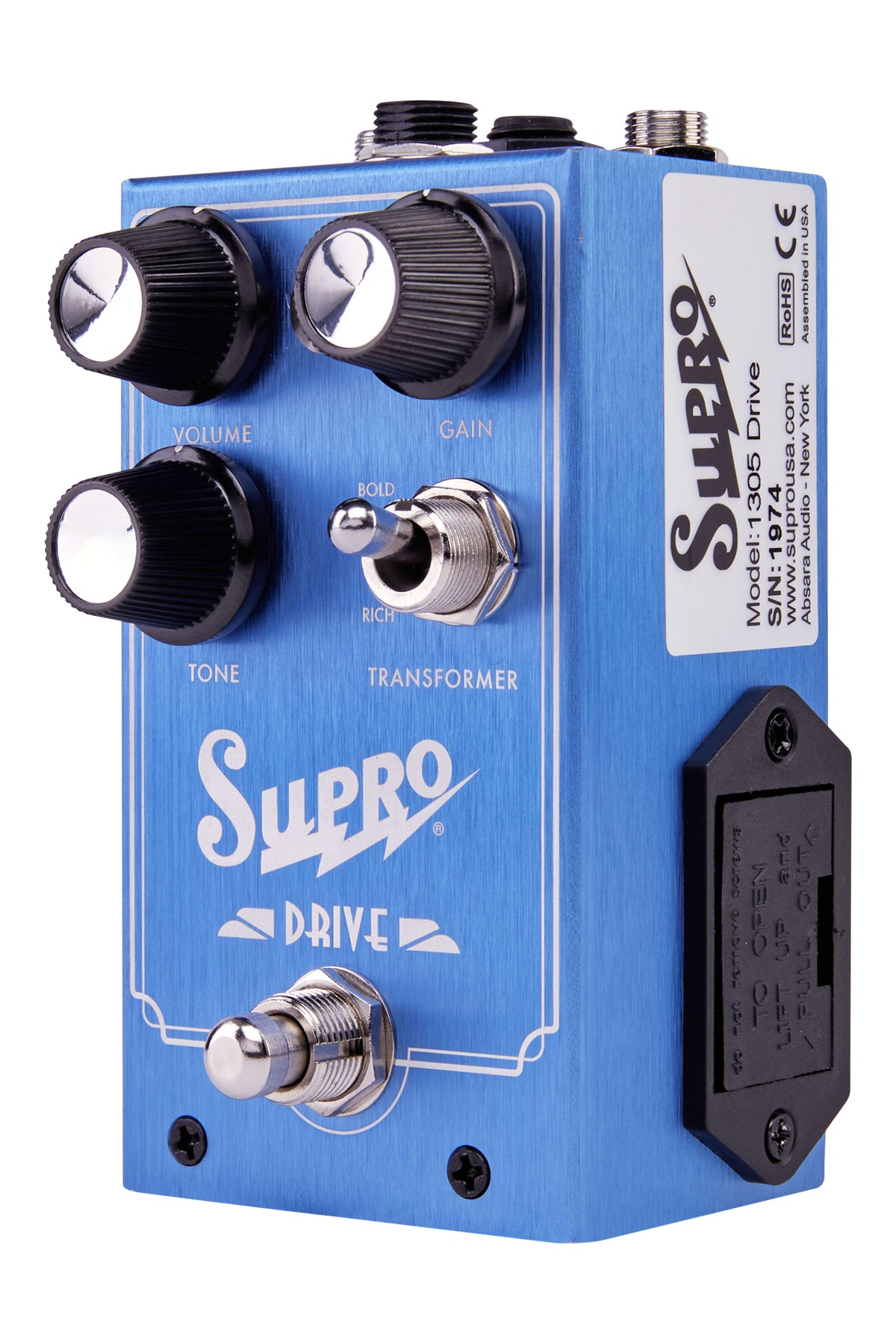 New Supro 1305 Drive Analog Overdrive Guitar Effects Pedal