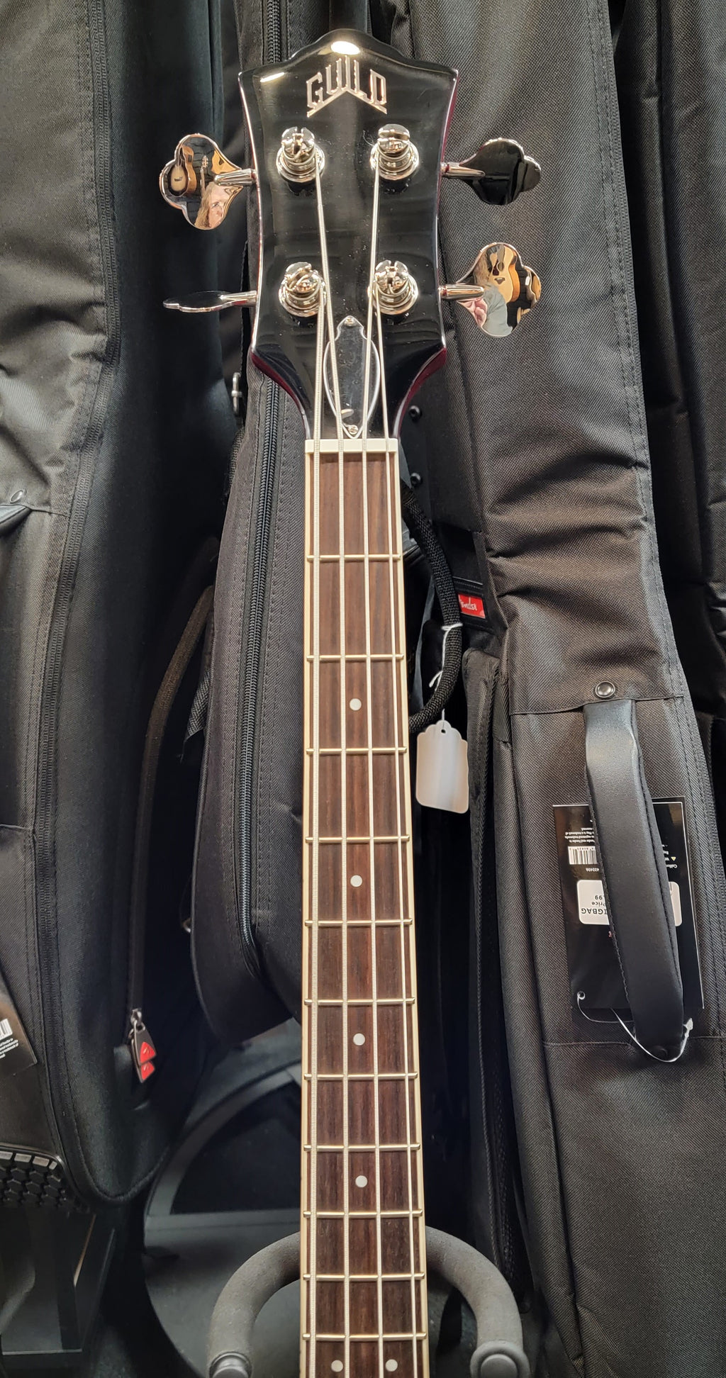 Guild Starfire I Cherry Red bass BiCoil pickups