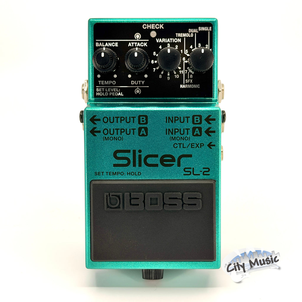 Used Boss SL-2 Slicer Audio Pattern Processor Guitar Effects Pedal ♪