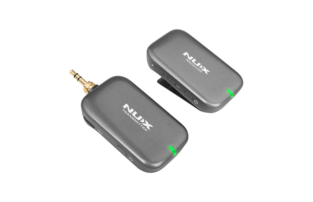 NUX B-7PSM wireless in-ear monitor system — transmitter TRS plug