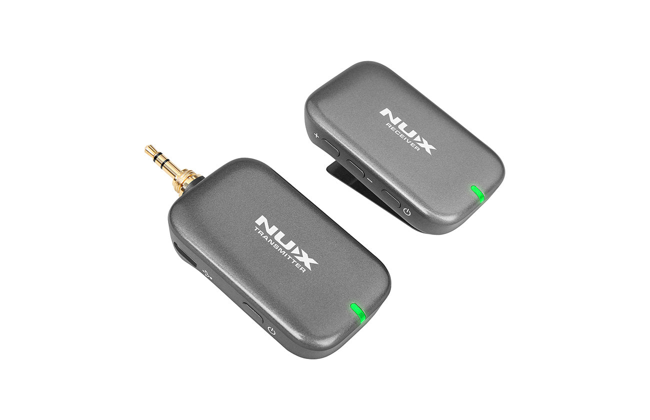 NUX B-7PSM wireless in-ear monitor system — transmitter TRS plug