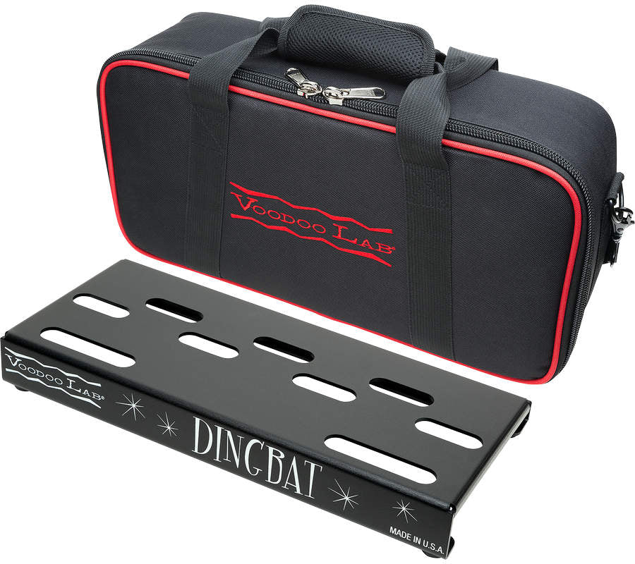 Voodoo Lab Dingbat Tiny pedalboard — dimensions diagram