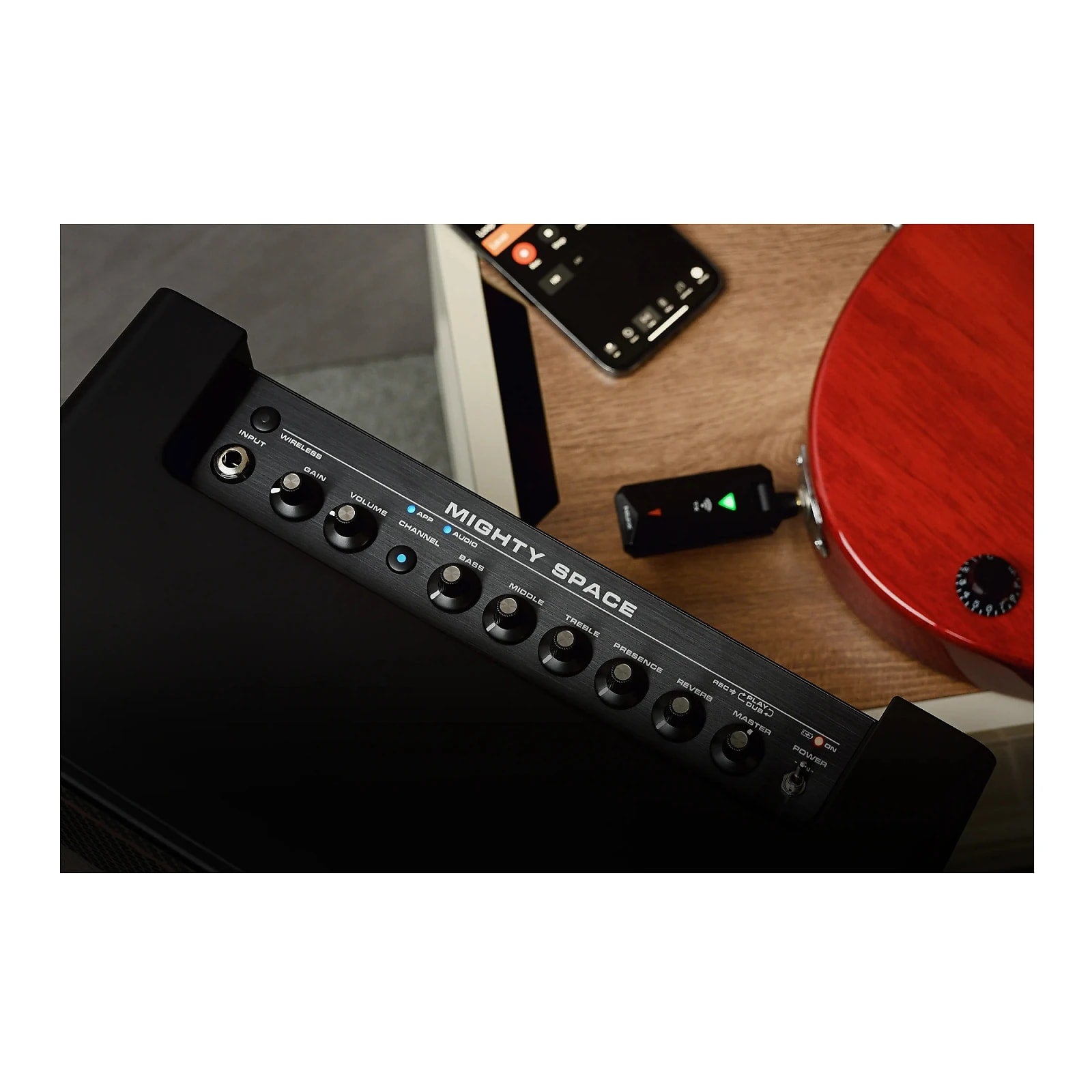 NuX Mighty Space modeling amp, rear panel connections