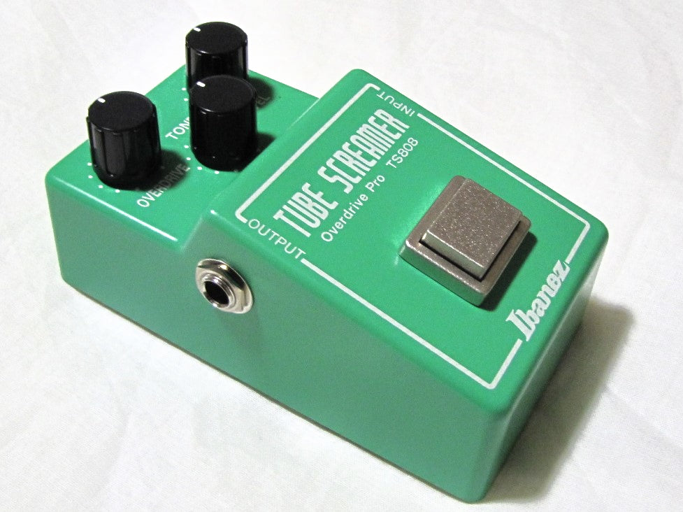 Used Ibanez TS808 Tube Screamer overdrive pedal - rear or detail view