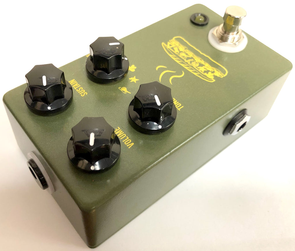 JHS Muffuletta fuzz pedal — back panel detail