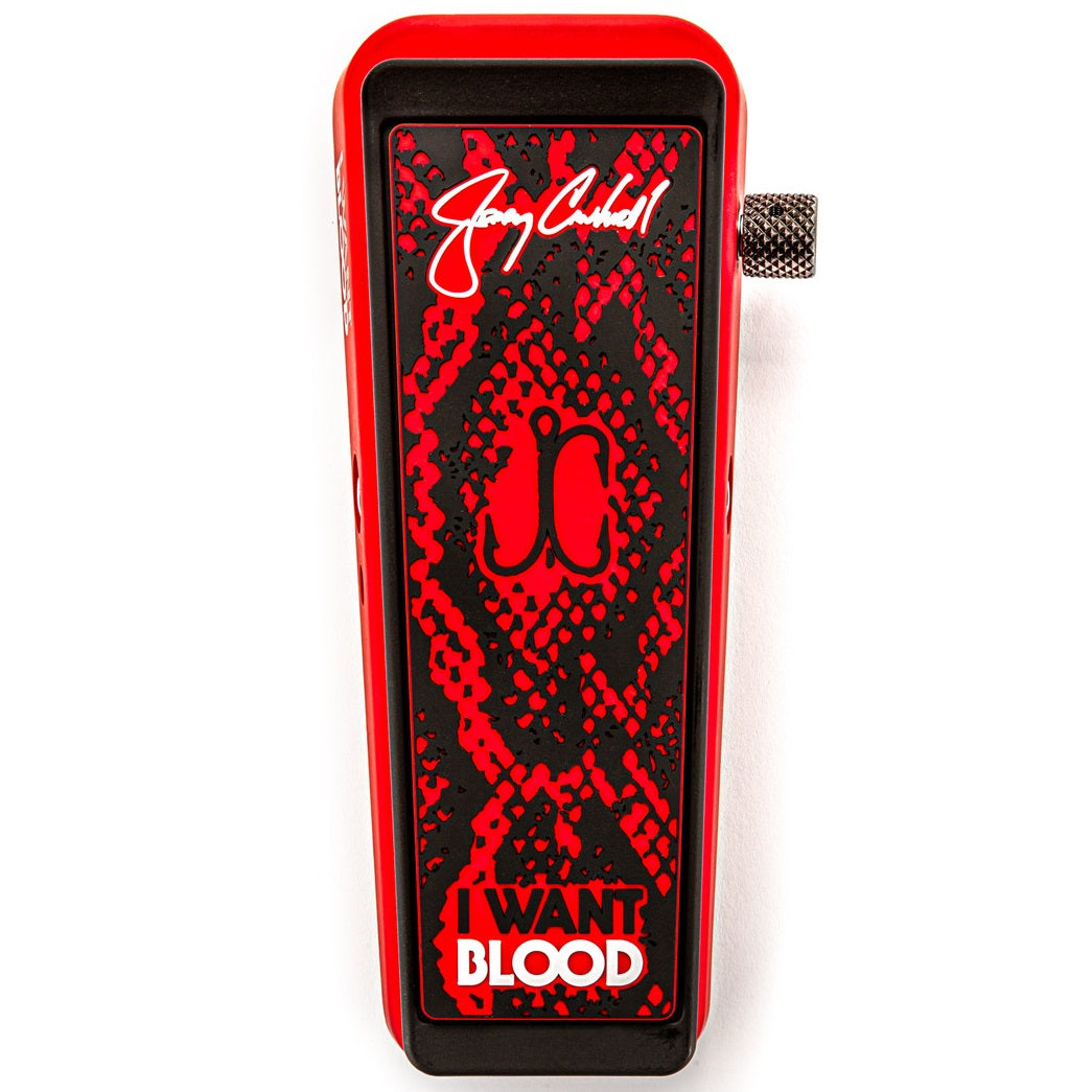 Dunlop Jerry Cantrell I Want Blood Cry Baby wah pedal — angled view