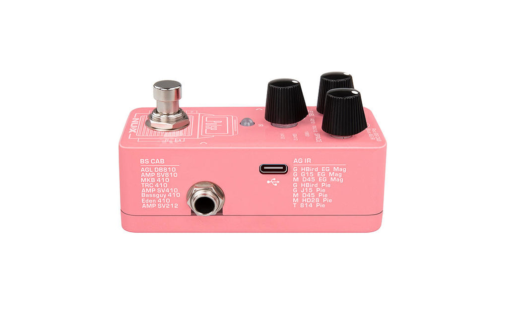 NUX NSS-4 Pulse IR loader pedal rear connections