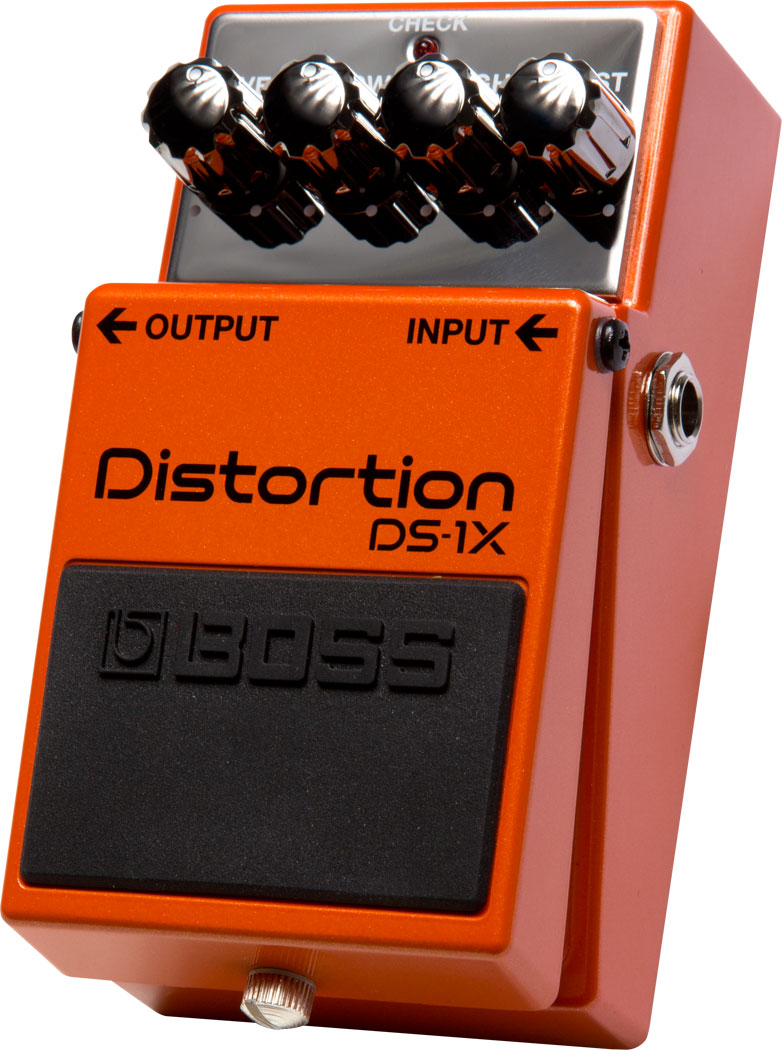 Boss DS-1X Distortion pedal side view