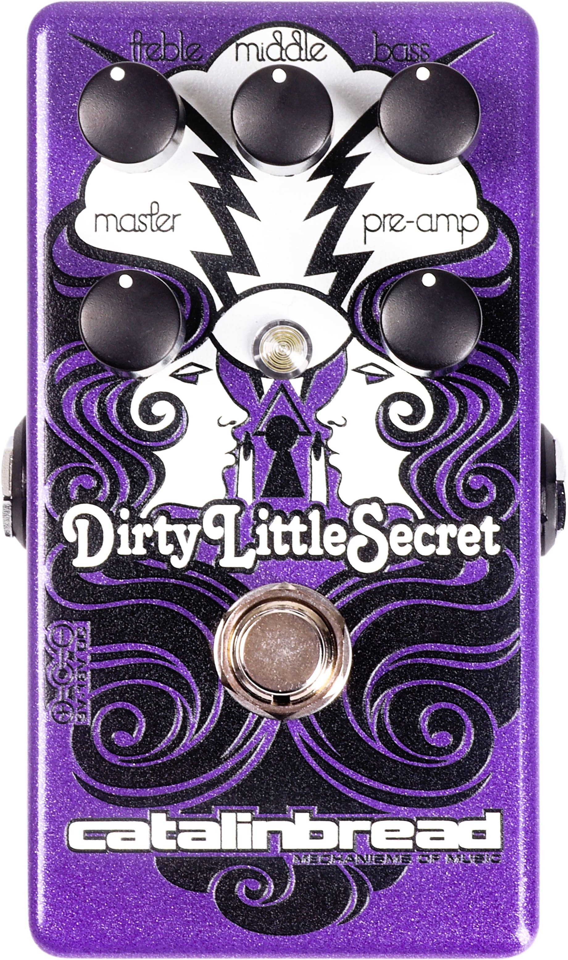 New Catalinbread Dirty Little Secret Red Purple Edition Overdrive Guitar Effects Pedal